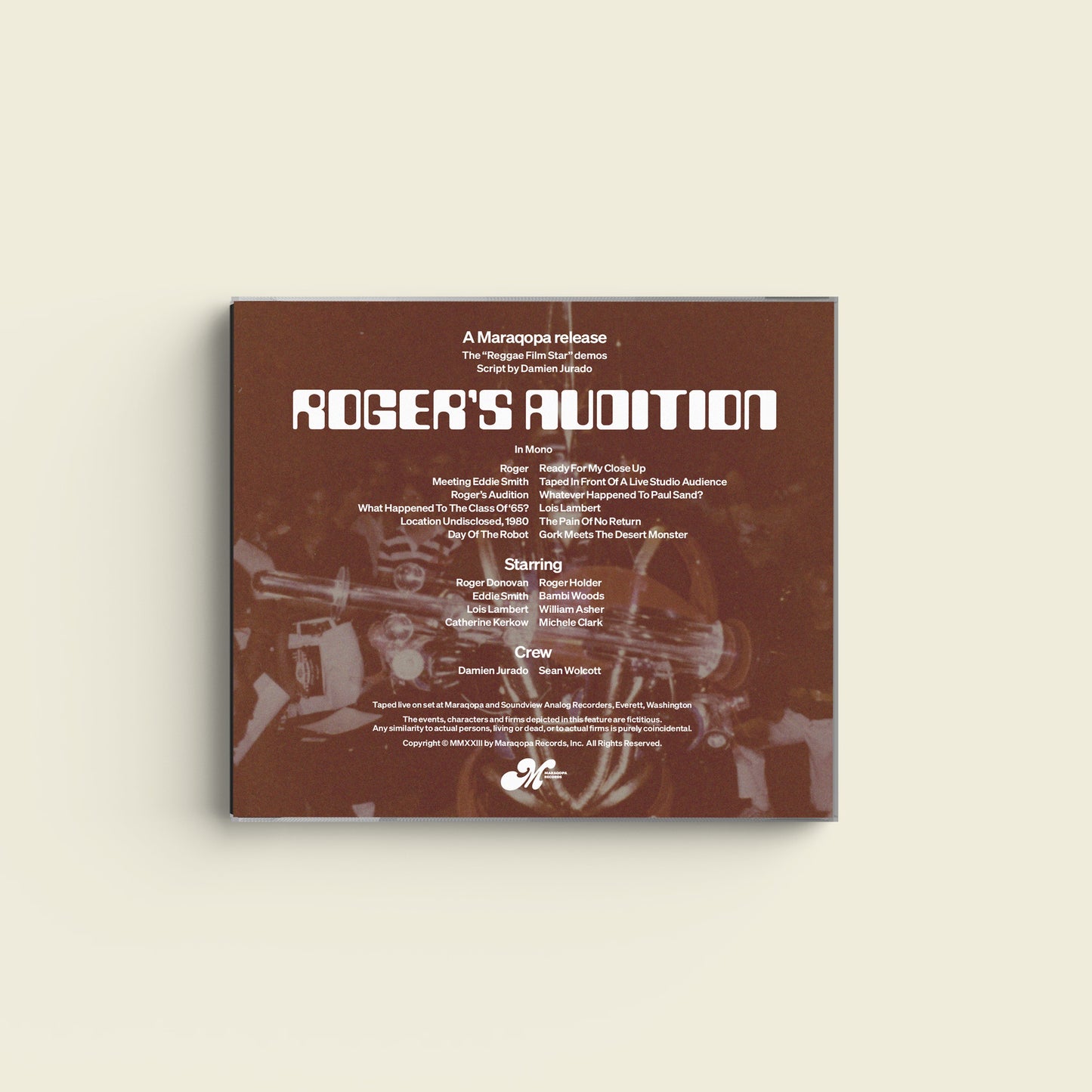 Roger's Audition: The "The Reggae Film Star" demos